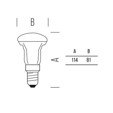 Reflector R80 1055lm 9,5W E27 120° CW Shot Lampadine e moduli led
